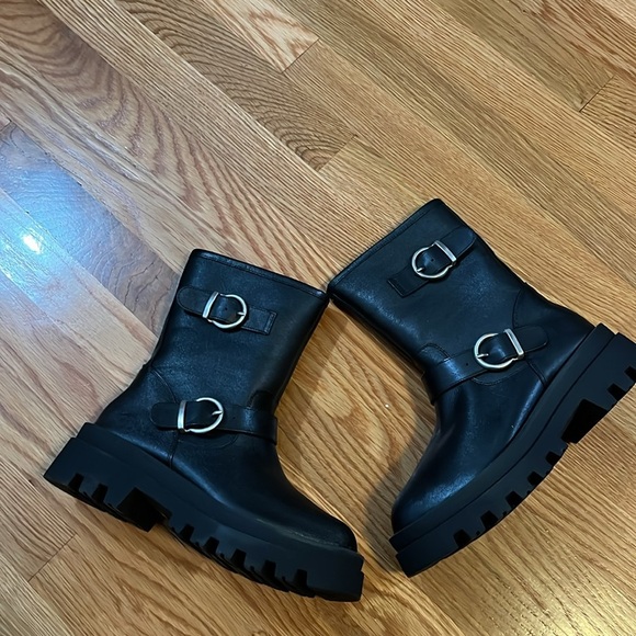 Anthropologie x Maeve Moto Boots Size 39EU or 8 US NWT - Picture 7 of 15